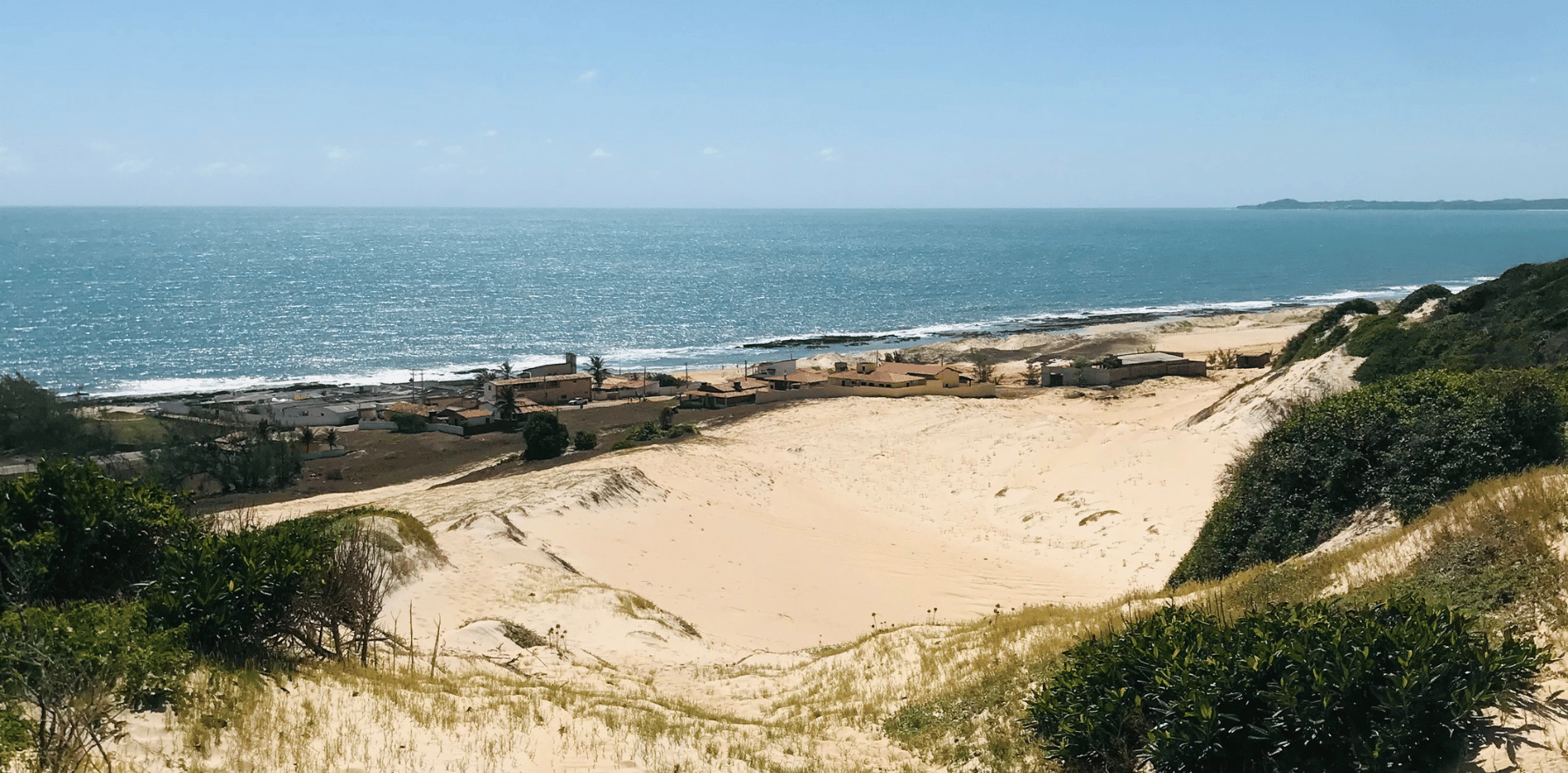 sandy beach view