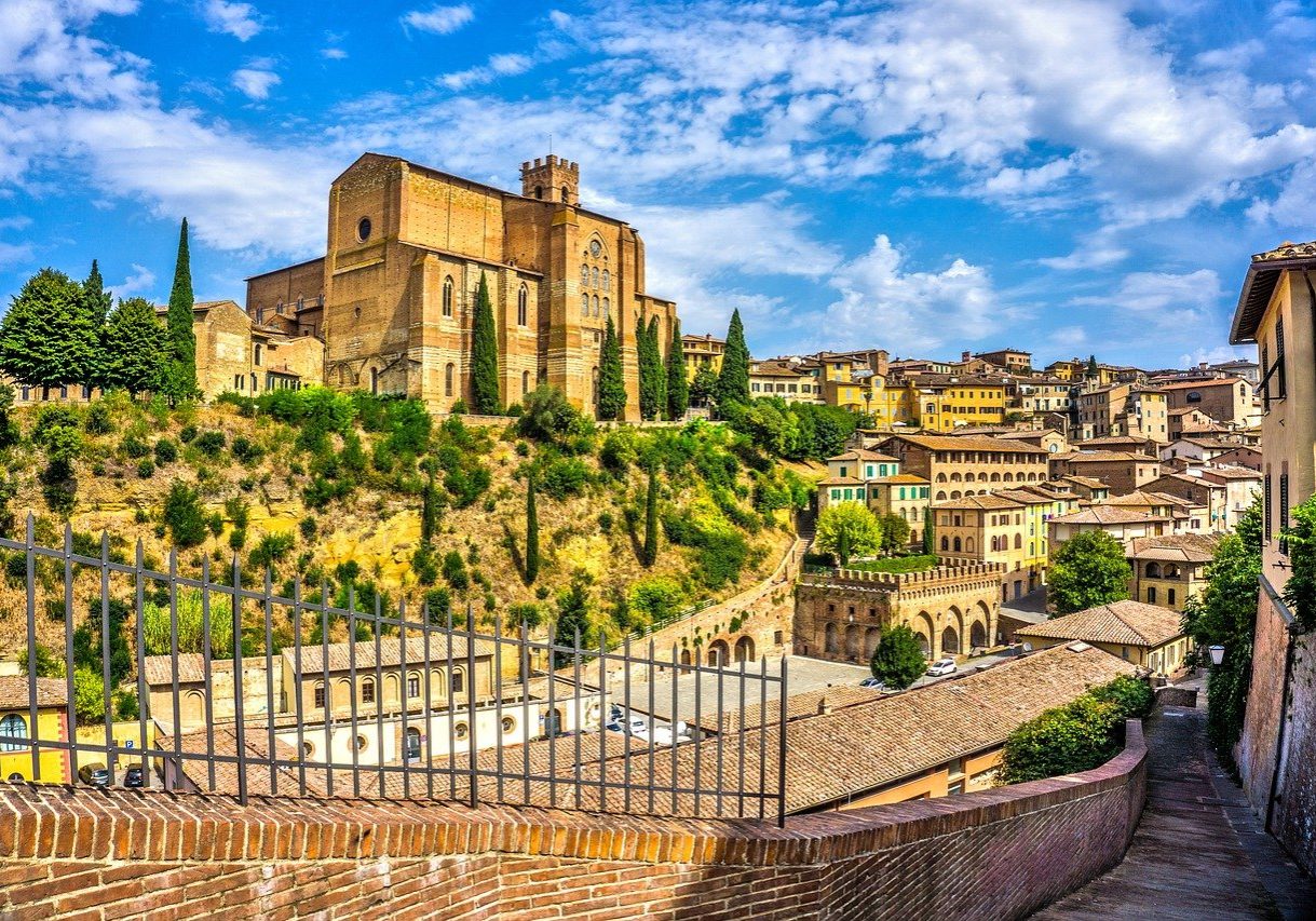 Siena in Tuscany Italy